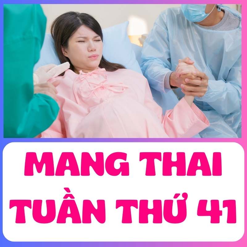 Mang thai tuần thứ 41 dấu hiệu chuyển dạ